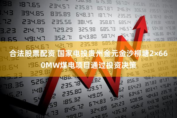 合法股票配资 国家电投贵州金元金沙柳塘2×660MW煤电项目通过投资决策