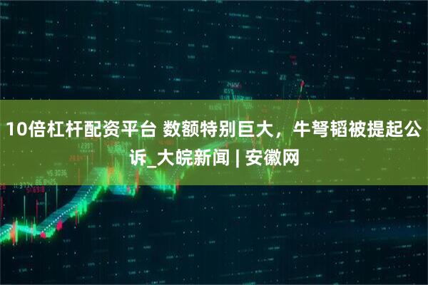 10倍杠杆配资平台 数额特别巨大，牛弩韬被提起公诉_大皖新闻 | 安徽网